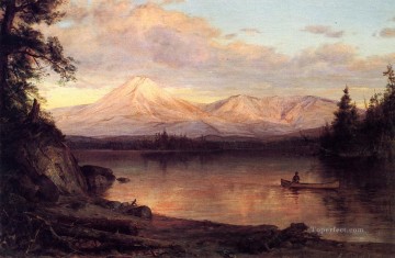 カターディン山の景色の眺め ハドソン川フレデリック エドウィン教会 Oil Paintings
